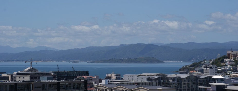 accommodation with stunning views of Wellington city and the harbour